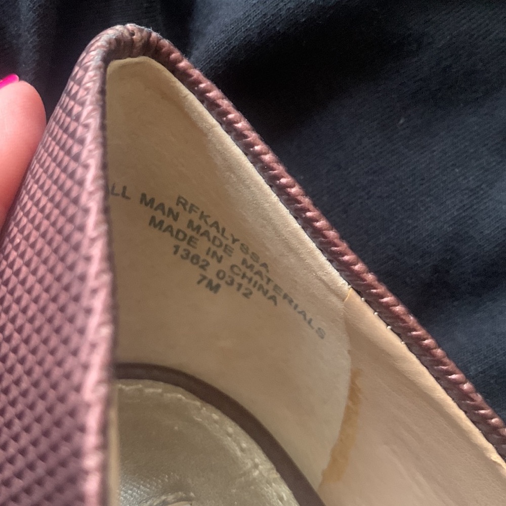 RACHEL Rachel Roy Burgundy Prism Design Platform Heels NWOT or BOX | Size: 7 - Picture 14 of 16